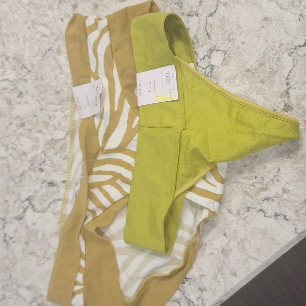 Auden hipster panties.and one thong size XS